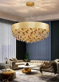 Creative Crystal Chandelier for Modern Living Room Cool light / Dimmable / Dia31.5*H11.8