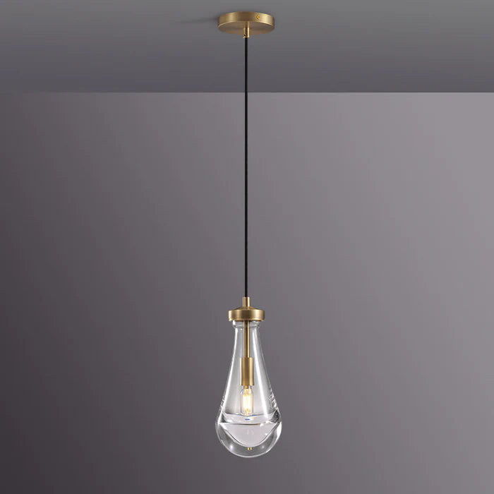 Raindrop Modern Glass Kitchen Island Pendant Lamp
