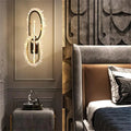 Turrin Modern Rock Crystal Wall Sconce For Bedroom Wall Sconce J-CHANDELIER STYLE A SMALL  