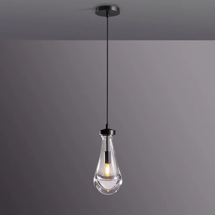 Raindrop Modern Glass Kitchen Island Pendant Lamp