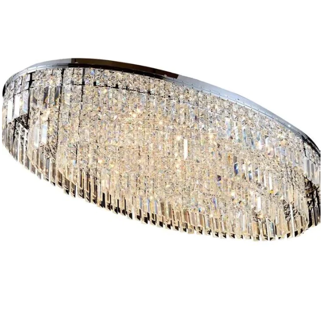 chandelier,chandeliers,extra large, large,huge,big,oversize,flush mount,ceiling,crystal rods,crystal,layers,multi-tier,tiers,luxury,chrome,living room,dining room,bedroom,villa,foyer,hallway