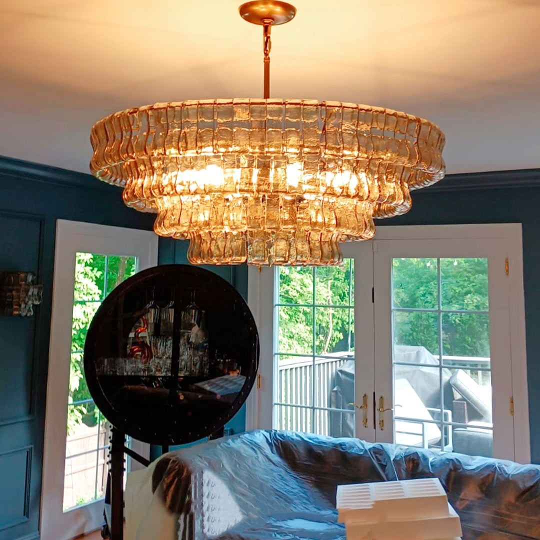 Ghiaccio 36" Round Chandelier