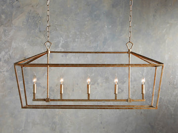 Garnet 41" Rectangular Chandelier