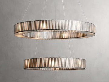 Jeunet 2-Tier Round Chandelier