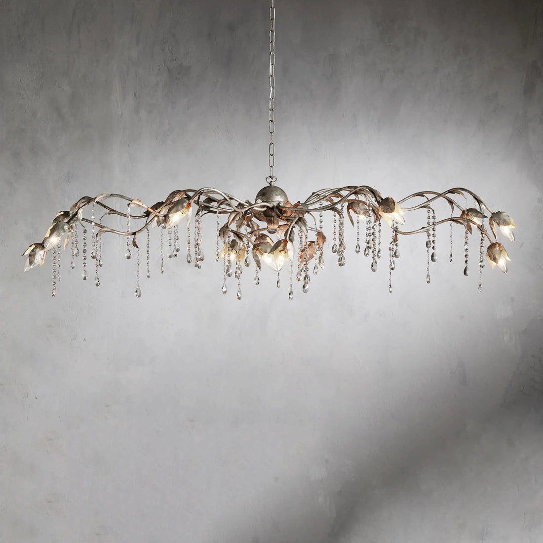 Viticcio Rectangular Chandelier in Silver