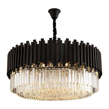 Fanci Bobon Alfonso Crystal Round Chandelier