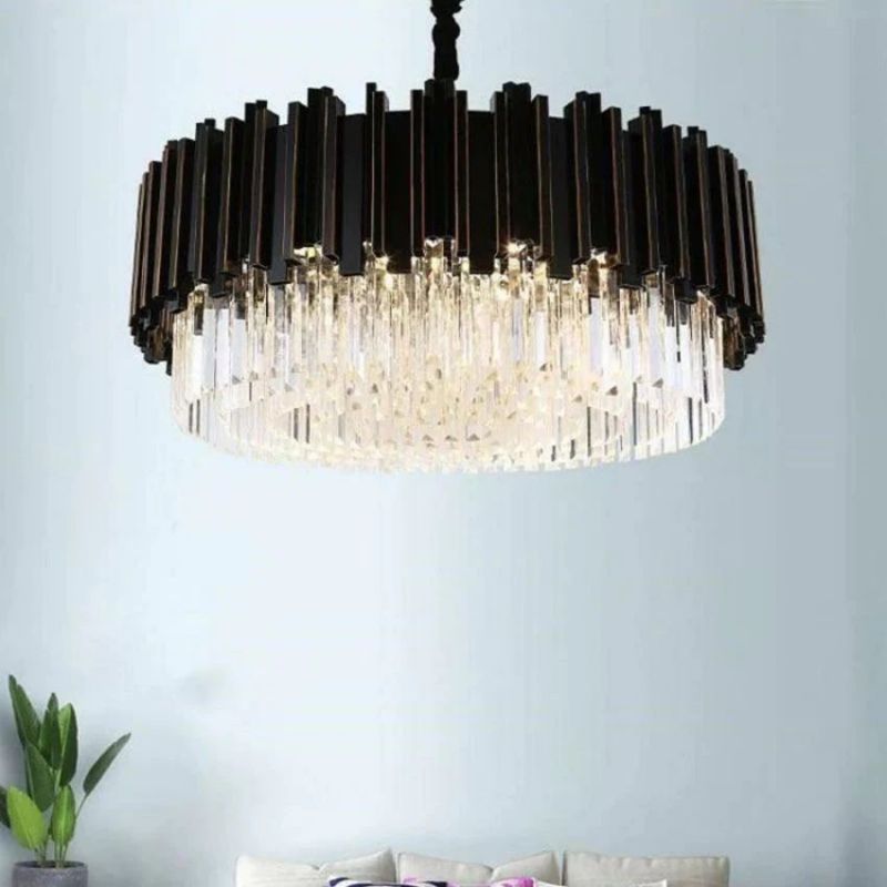 Fanci Bobon Alfonso Crystal Round Chandelier