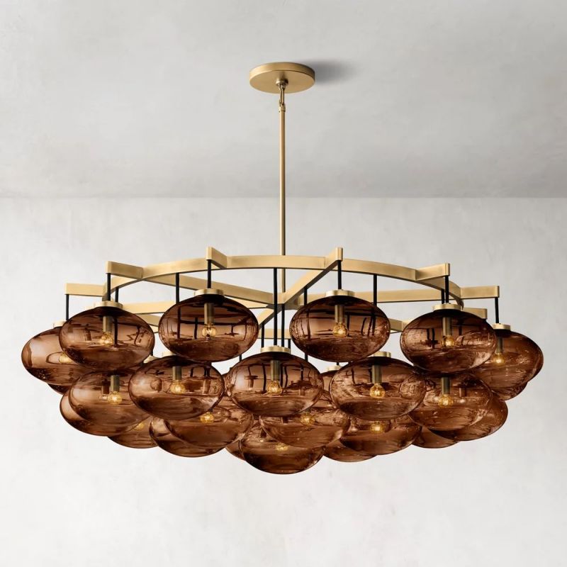 Cabrette Round Chandelier 60"