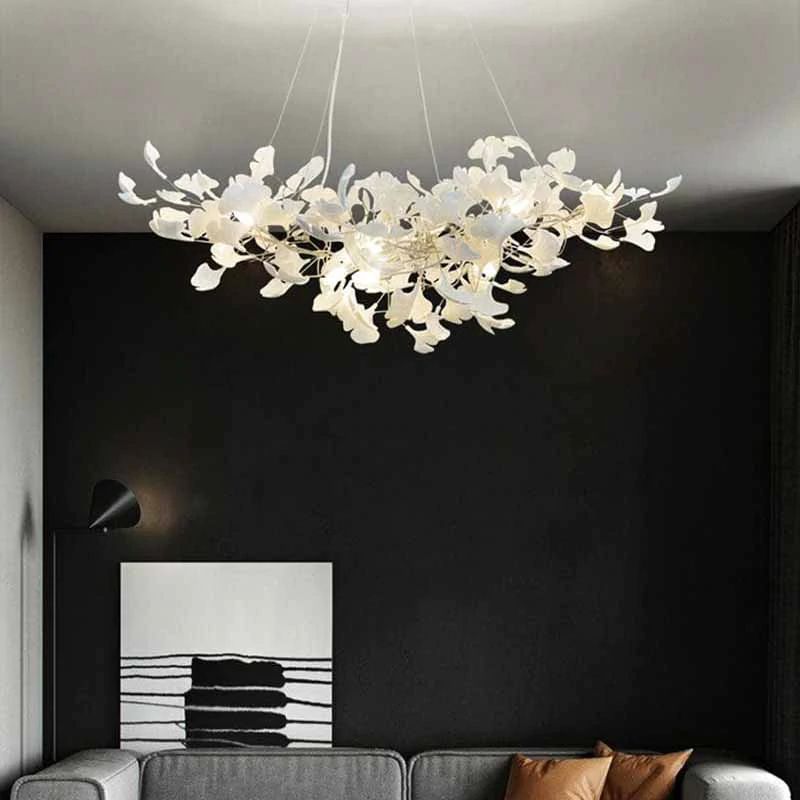 Fanci Ceramic Ginkgo Ceramic Chandelier