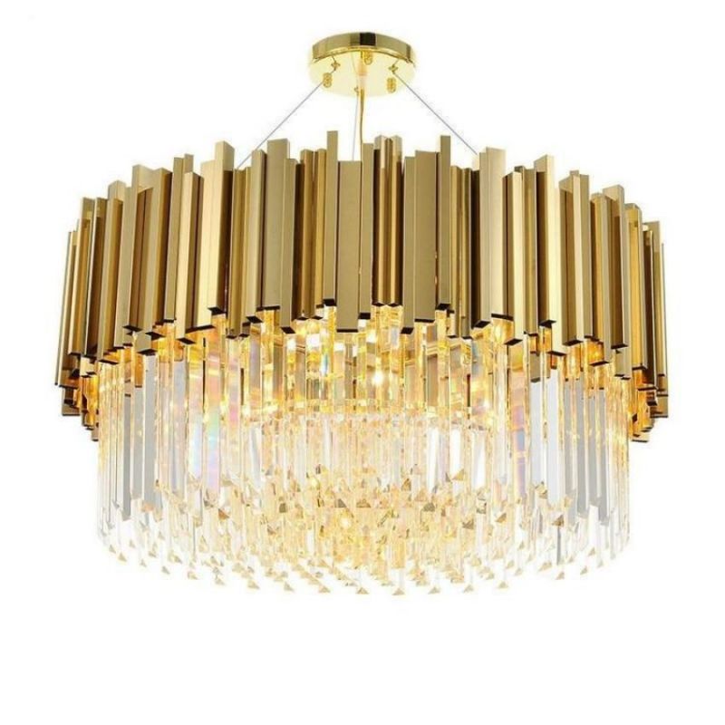 Bourbons Paul Crystal Round Chandelier