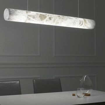 Cylindrical Alabaste Linear Chandeliersr