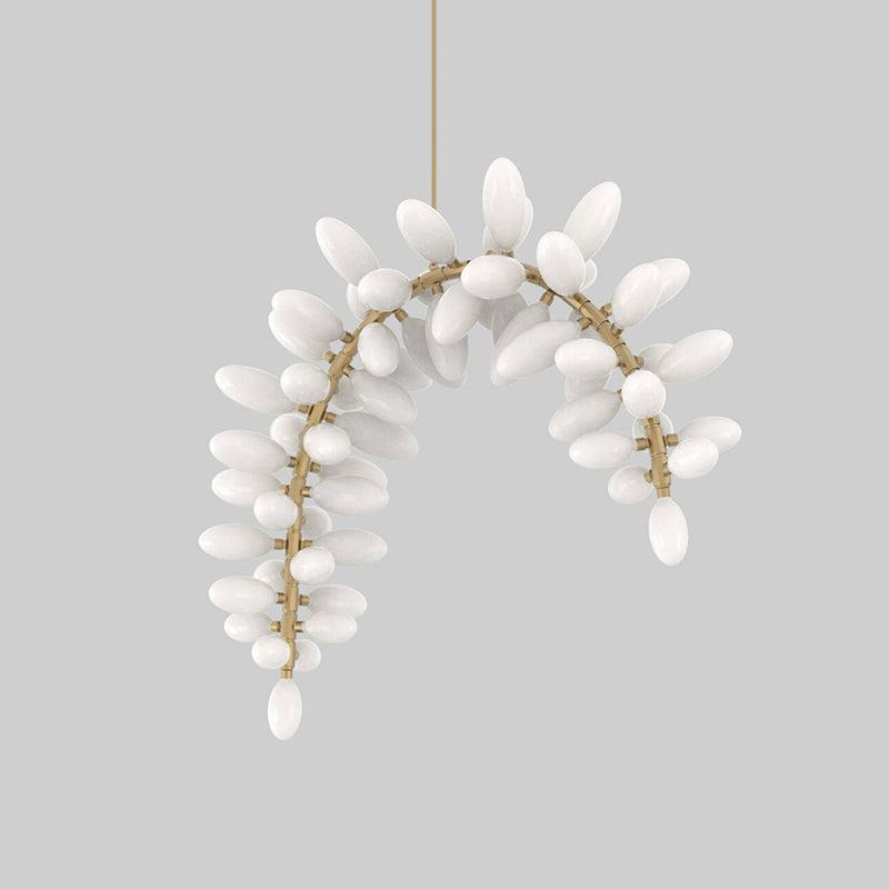 Escamoles Grape Chandelier 53" H