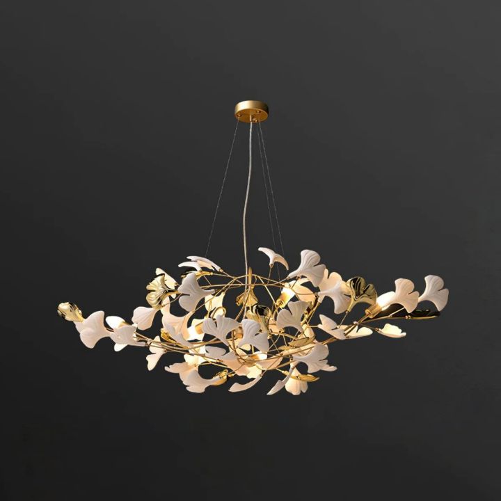 Gingko Ceramic Luxury Chandelier Style D