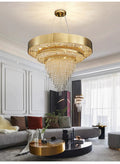 fancilighting Art design gold LED chandelier for living room, bedroom.