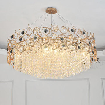 Lorna Crown Modern Crystal Chandelier