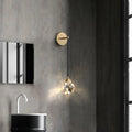 Mamie Modern Faceted Crystal Wall Sconce For Bedroom Wall Sconce J-CHANDELIER   