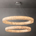 Riveage 2-tier Round Calcite Chandelier 60