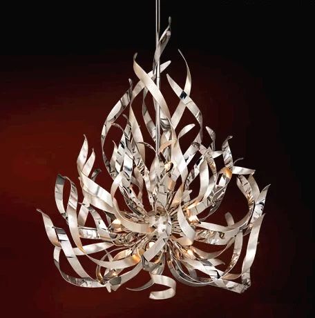 Spring Stream  Pendant Chandelier 6 Lights