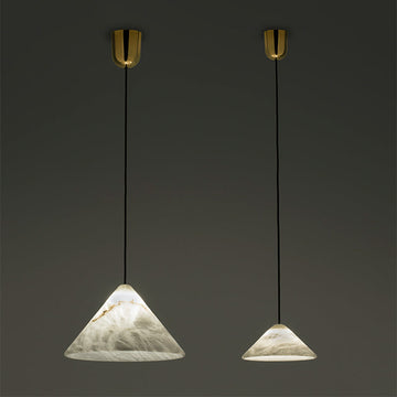 Elize Modern Alabaster Lamp, Modern Kitchen Island Pendant Light