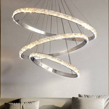 Arge Crystal Ring Chandelier